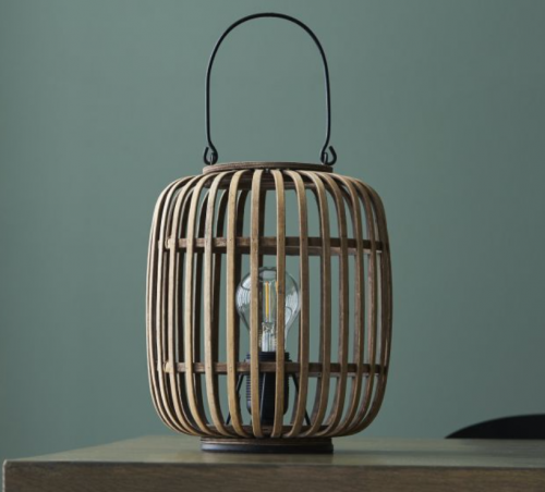 Wicker table lamp - Natural - Image 2