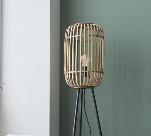 Wicker floor lamp - Natural