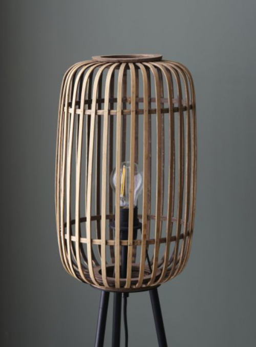 Wicker floor lamp - Natural - Image 3