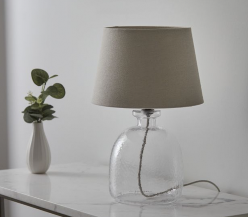 Glass base lamp - 2 Shade options - Image 4