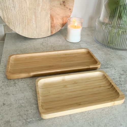 Bamboo tray - two sizes - Image 2