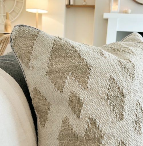 Oversized large Nordic neutral cushion - Image 2