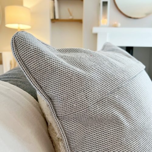 Oversized large Nordic neutral cushion - Image 3