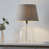 Glass base lamp - 2 Shade options
