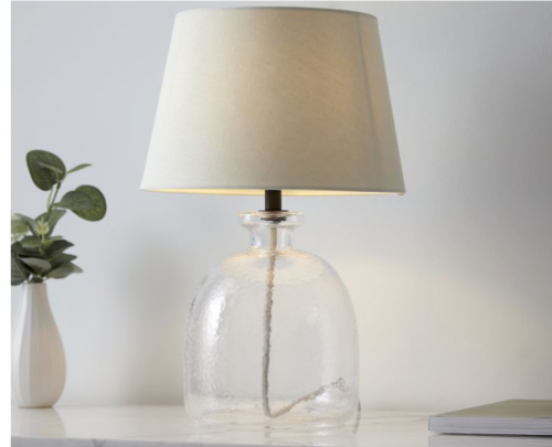 Glass base lamp - 2 Shade options - Image 6