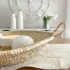 Huge woven palm tray with handles - Image 3