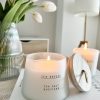 Sea breeze ocean candle with wooden lid