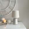 Ceramic table lamp with leaf decoration - Image 3