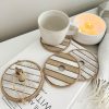 Rustic coastal style wooden coasters - Image 3
