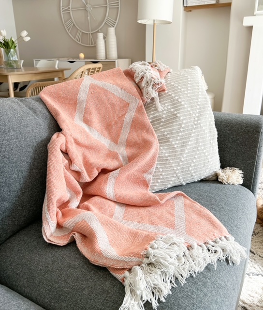 Coral throw best sale