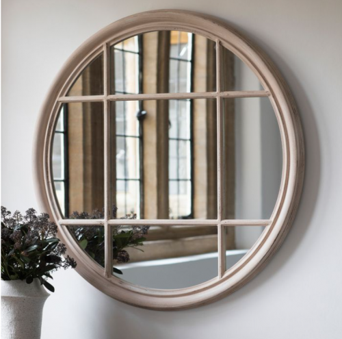 Eccleston round mirror 100cm - Two colours