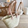 French woven shopper basket