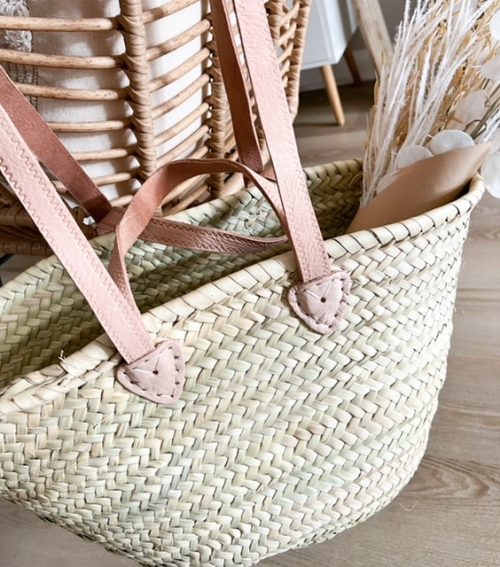 French woven shopper basket - Image 2
