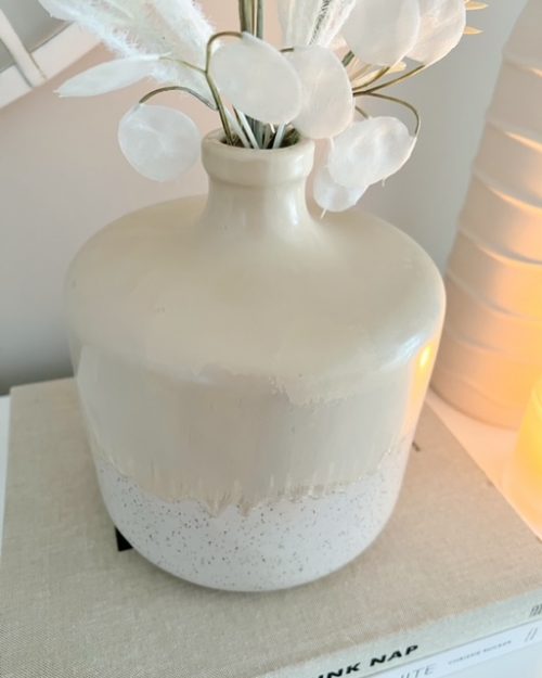 Large neutral ceramic vase - Image 5