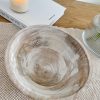 Small white washed decorative bowl - Image 3