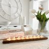 Long statement candle display