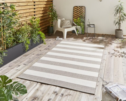 Bude outdoor rug - beige & cream - 3 sizes