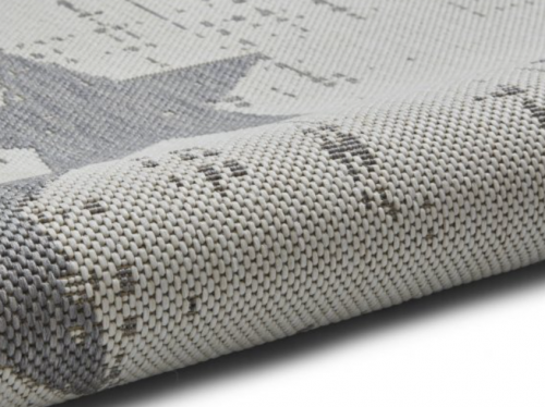 Falmouth Star outdoor rug - Cream & Grey - 3 sizes - Image 4