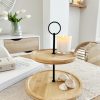 Wooden 2 tier stand
