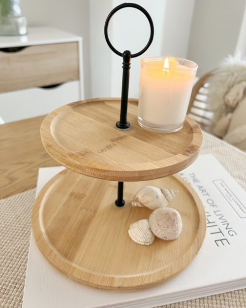 Wooden 2 tier stand - Image 3