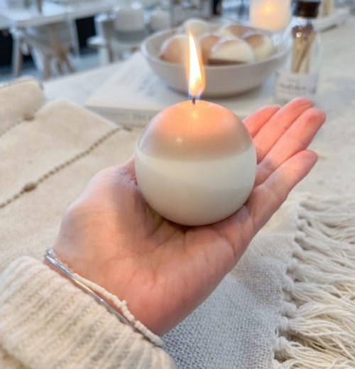 Tonal sphere ball candle - Image 4