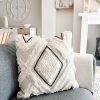 Scandi diamond cushion