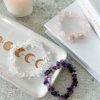 Semi precious crystal bracelets - Rose Quartz/Amethyst/Crystal Quartz