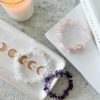 Semi precious crystal bracelets - Rose Quartz/Amethyst/Crystal Quartz - Image 3