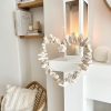 White wash decorative driftwood heart - Image 2