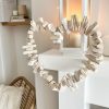 White wash decorative driftwood heart