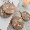 Cow parsley wooden set 4 coasters - Image 3