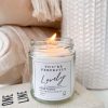 You're Perfectly Lovely soy wax candle