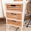 Scandi 3 drawer side table - Image 2