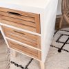Scandi 3 drawer side table - Image 3