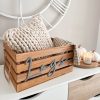Decorative log crate