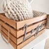 Decorative log crate - Image 4