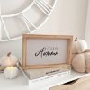 Hello Autumn wooden plaque - Image 2
