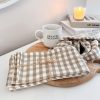 Set 4 gingham napkins