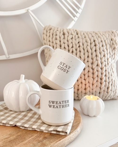Stay cosy ceramic mug - Image 2