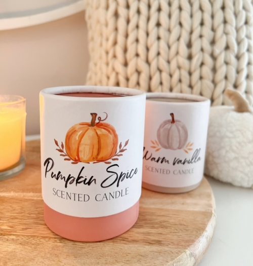 Pumpkin spice boxed candle - Image 2