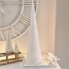 Tall white light up Christmas tree with LED lights - Image 3