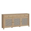 Cestino three door sideboard