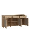 Cestino three door sideboard - Image 2