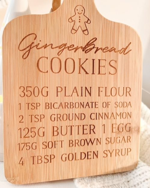 Wooden 'gingerbread' board - Image 2