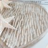 Large white washed mango wood heart tray - Image 2
