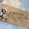 Eat drink & be merry wooden board - Image 2
