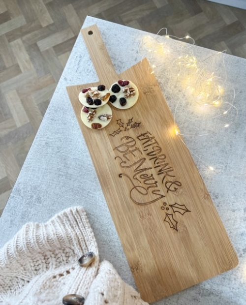 Eat drink & be merry wooden board