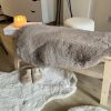 Faux fur luxury sheep skin style rug - 3 colour tones available - Image 2