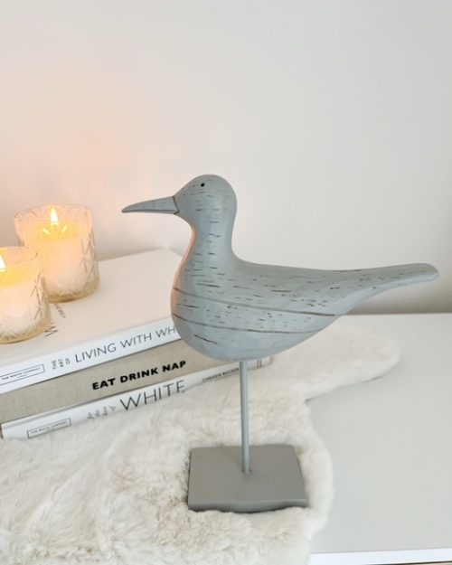 Decorative sea bird on stand