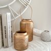 Matt gold Moroccan style lantern - 2 sizes